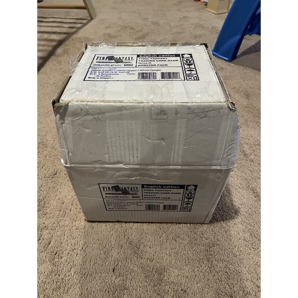 Final Fantasy TCG Opus II (2) Booster Box Case - SEALED